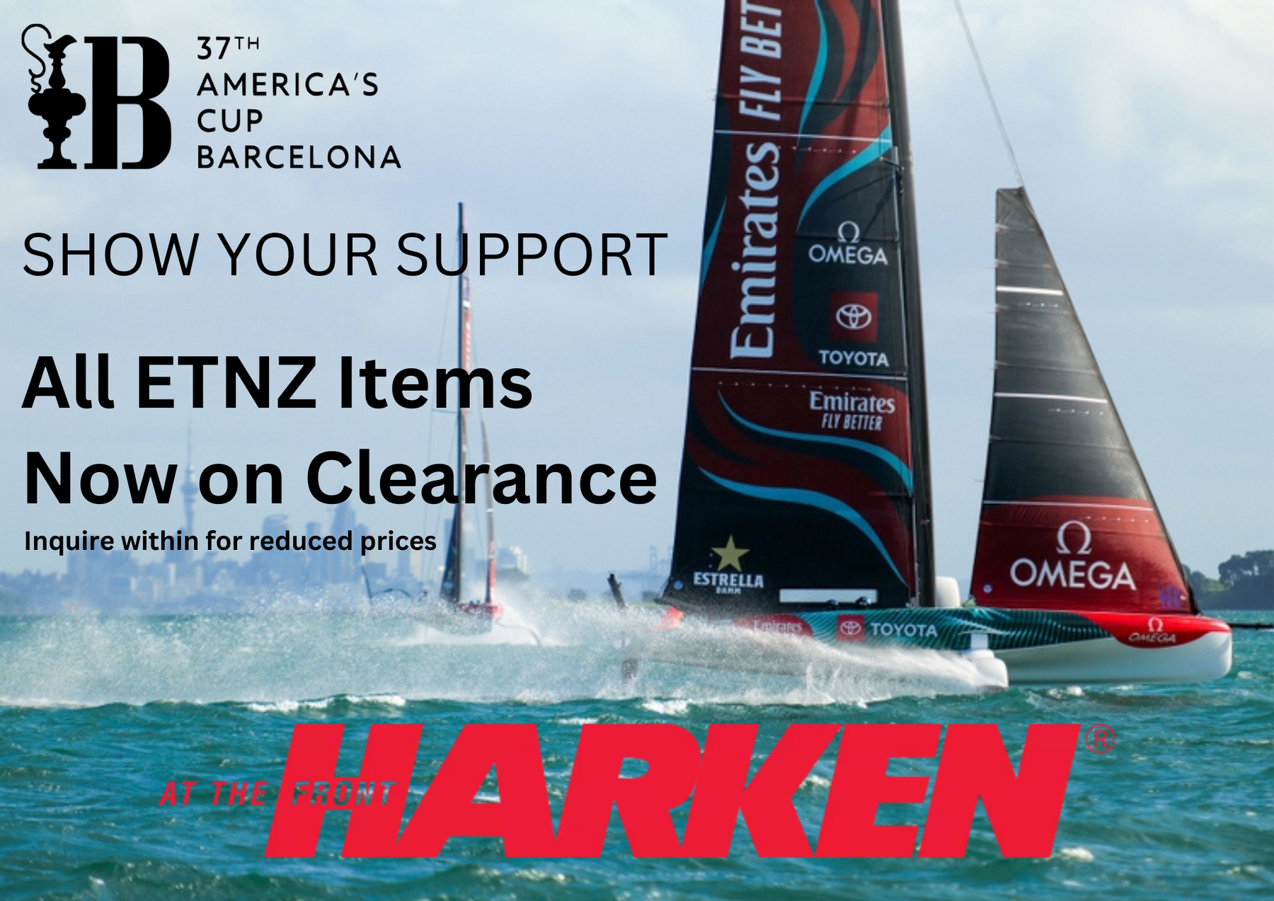 Support Our Kiwis This America's Cup