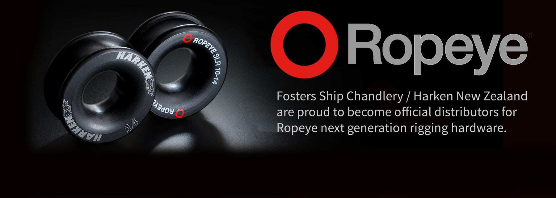 Harken/Fosters becomes Ropeye distributor