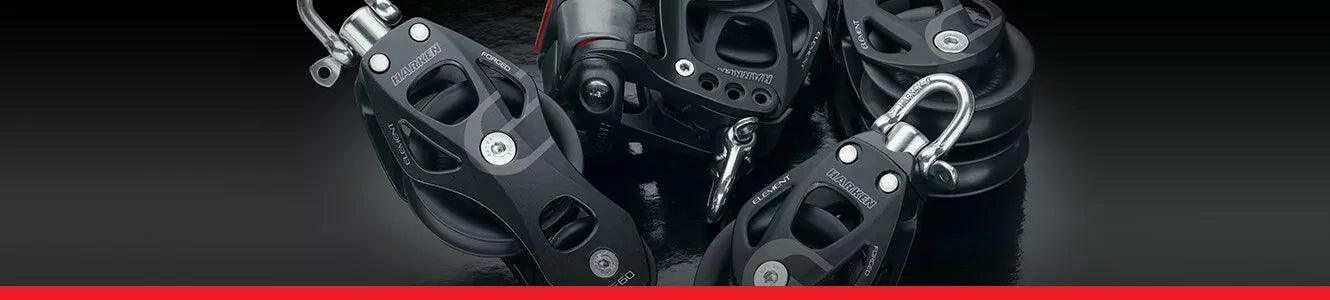 Harken - Blocco di filo da 25 mm con grilletto, da pesca [300F