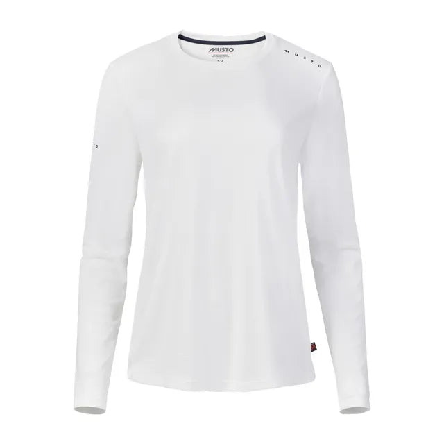 MUSTO Womens Evolution Crew Sunblock Long Sleeve