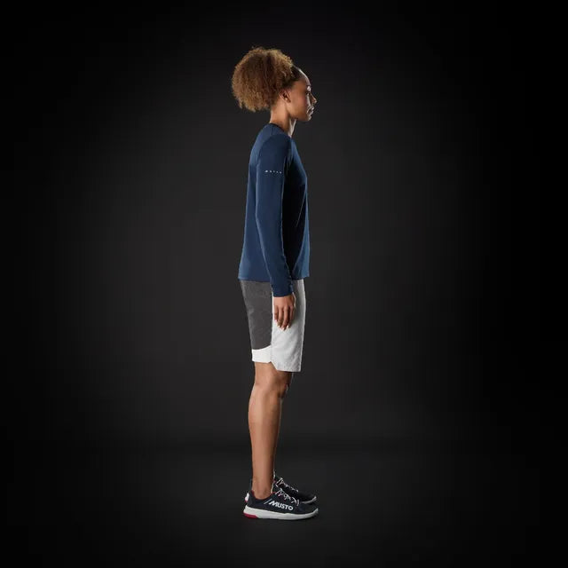 MUSTO Womens Evolution Crew Sunblock Long Sleeve