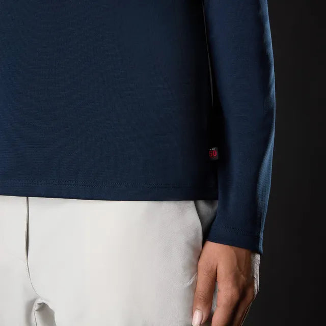 MUSTO Womens Evolution Crew Sunblock Long Sleeve