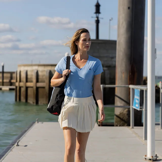 MUSTO Womens Original V Neck Tee