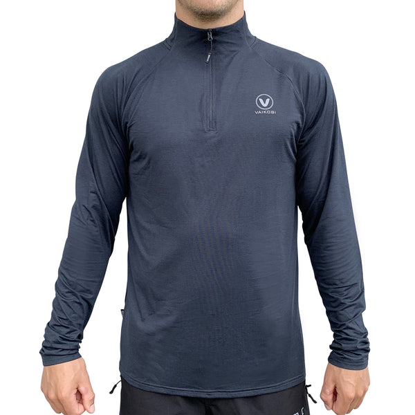 VAIKOBI UV LONG SLEEVE ZIP TECH TOP