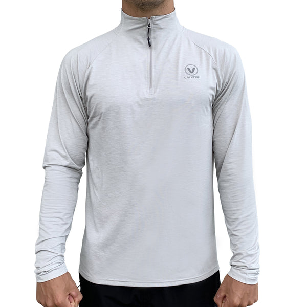 VAIKOBI UV LONG SLEEVE ZIP TECH TOP