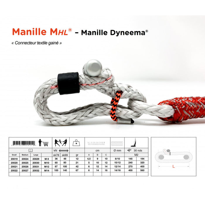 NODUS HL-M10® Dog Bone Soft Shackles