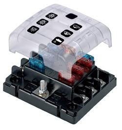 FUSE BOX BEP COVERED 6 WAY QUICK CONNECT BEPATC-6W-QC