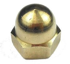 BRASS DOME NUTS