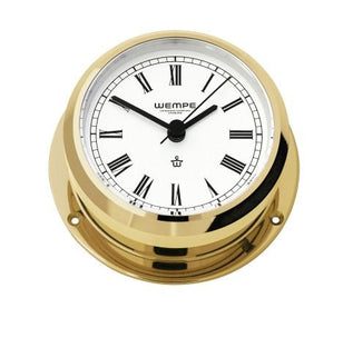 WEMPE Yacht Clock Brass 95mm Ø (PIRATE II Series)