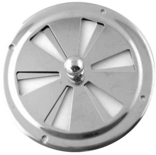 HOMER BUTTERFLY VENT CENTRE KNOB 34 S/S