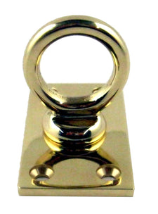 ROPE HANDRAIL END PLATE BRASS
