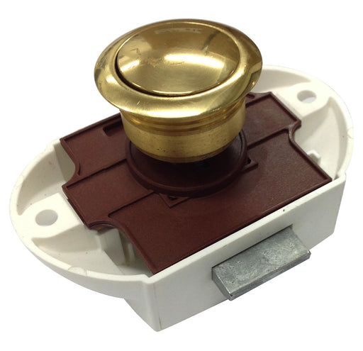 PUSH CATCH 19MM POLISHED BRASS/PLASTIC OR1633PB