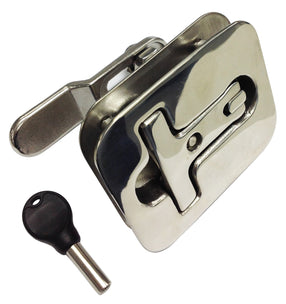 CATCH FLUSH TWIST WITH LOCK STAINLESS