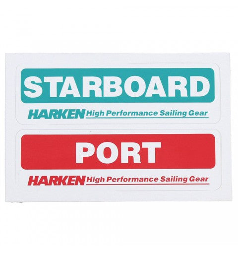 PORT & STARBOARD STICKERS (Harken)
