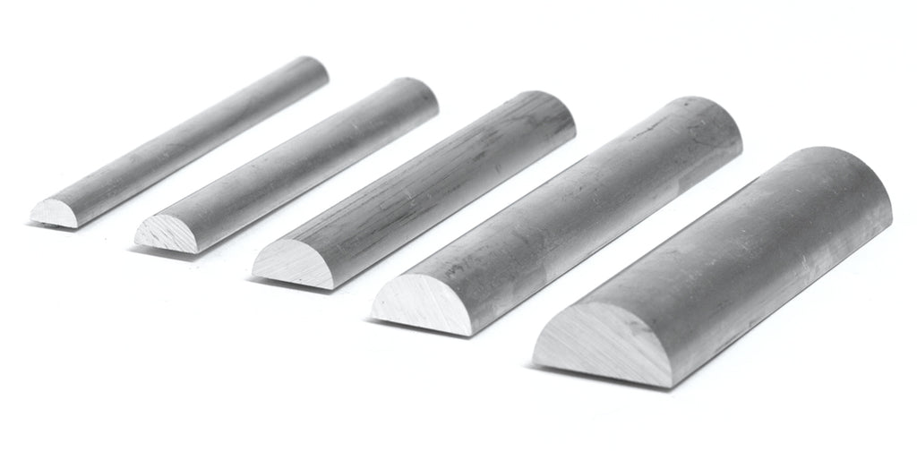 Stainless Steel 316 Half Round Rubbing Strip 25mm x 4.7mm, mill finish