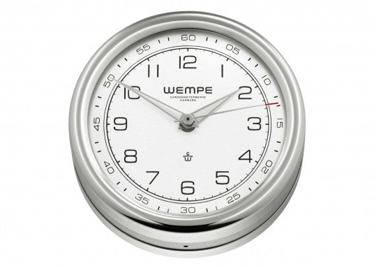 WEMPE Quartz Clock S/S 100mm Ø (PILOT V Series)